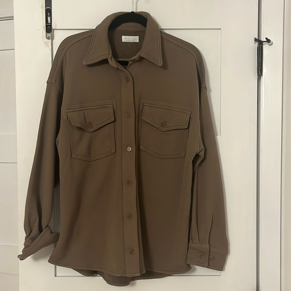 Aritzia Jackets & Blazers - Aritzia - Azure Skies - Busy Shirt Jacket